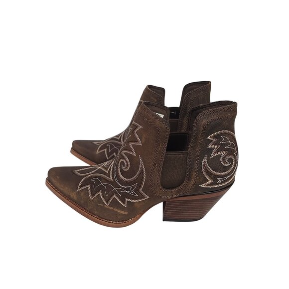 Crush By Durango Women's DRD0399 Western Fashion Bootie Coffee Size 10M - Picture 4 of 7
